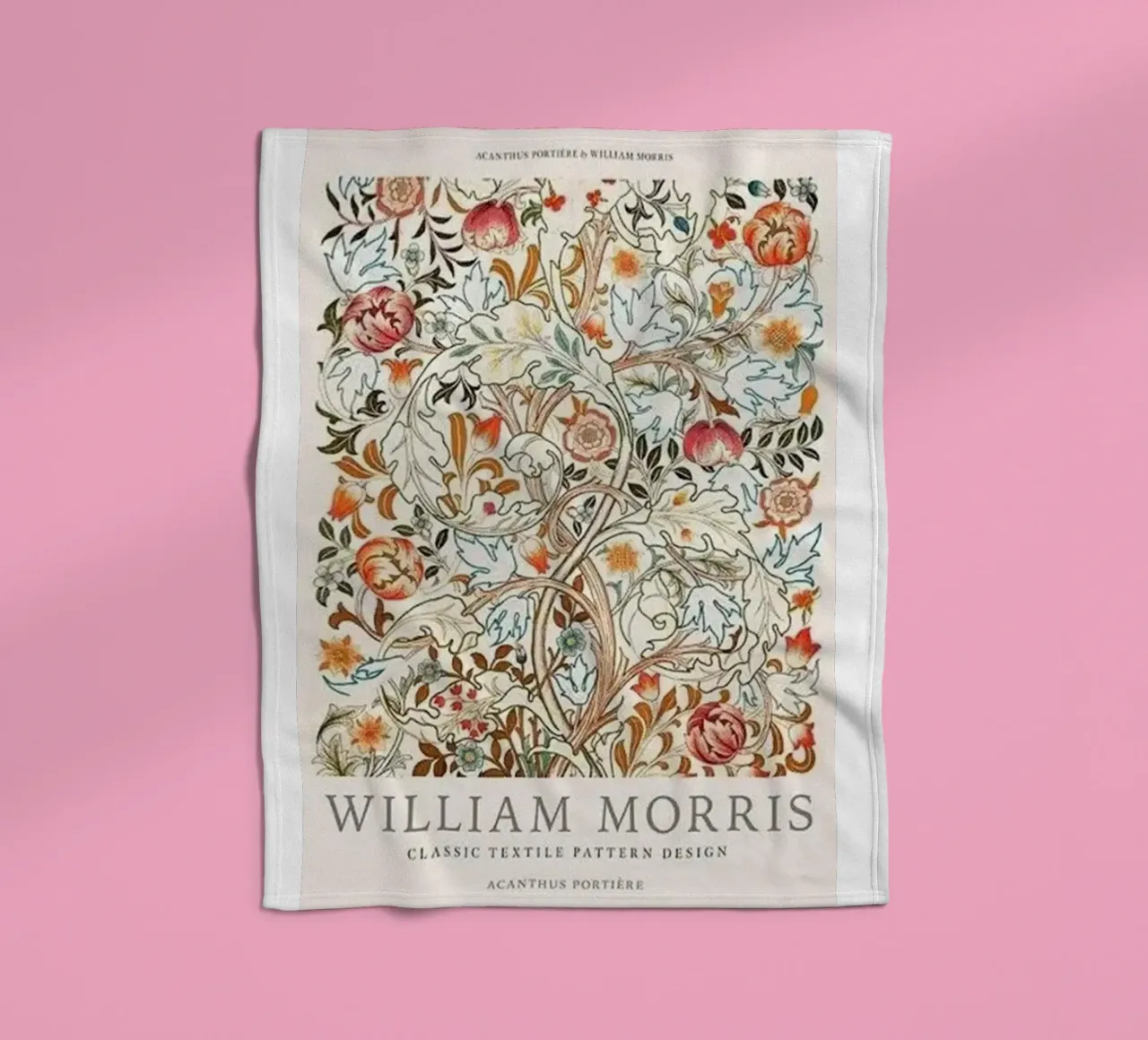 fiori immagine design william morris coperta in pile da komo store