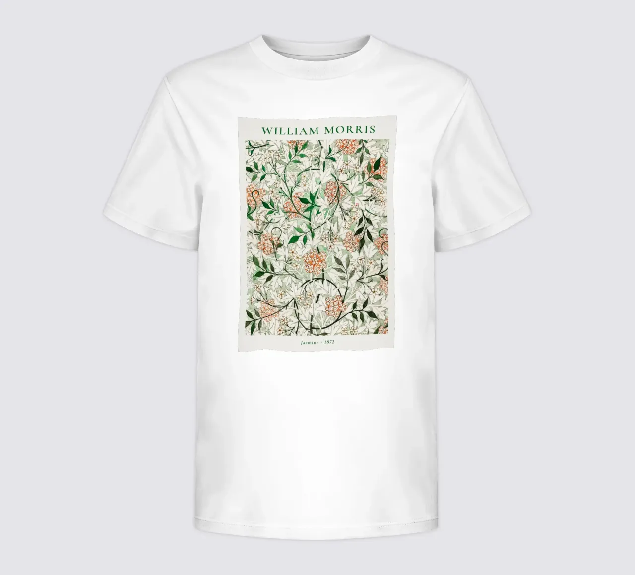 design ornamentale flowerv vittoriano william morris t-shirt bambini da komo store