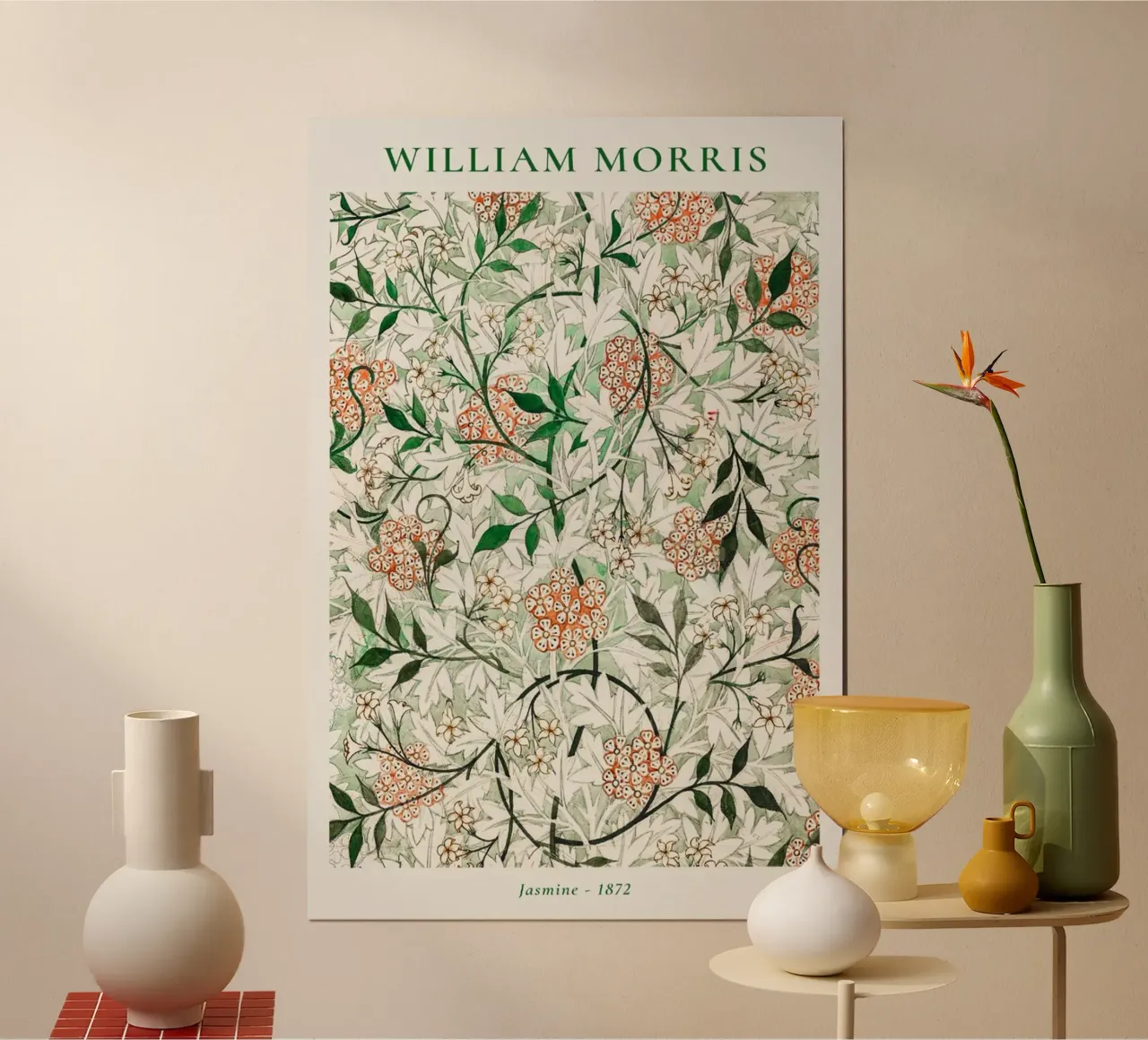 design ornamentale flowerv vittoriano william morris carta hahnemühle da komo store