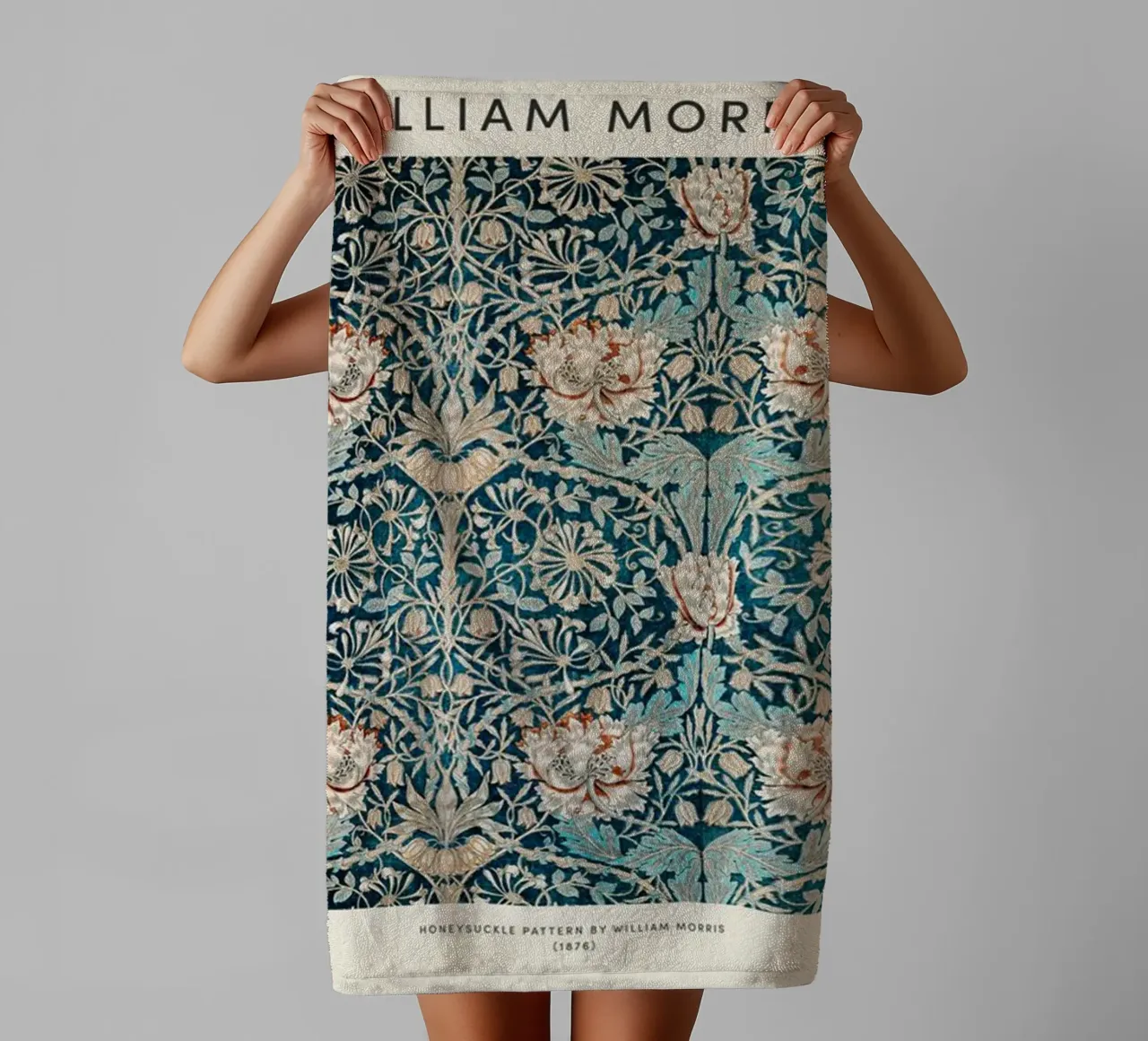 honeysuckle william morris towel by komo store