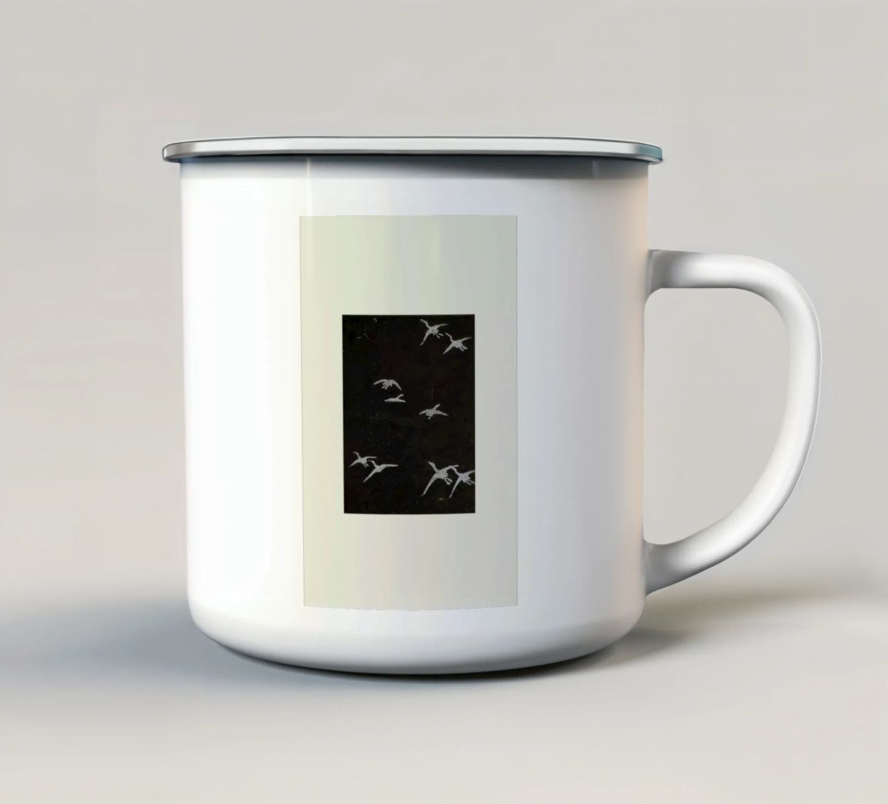 Shin-Bijutsukai - In Flight tazza in smalto da Vintage by JUNIQE