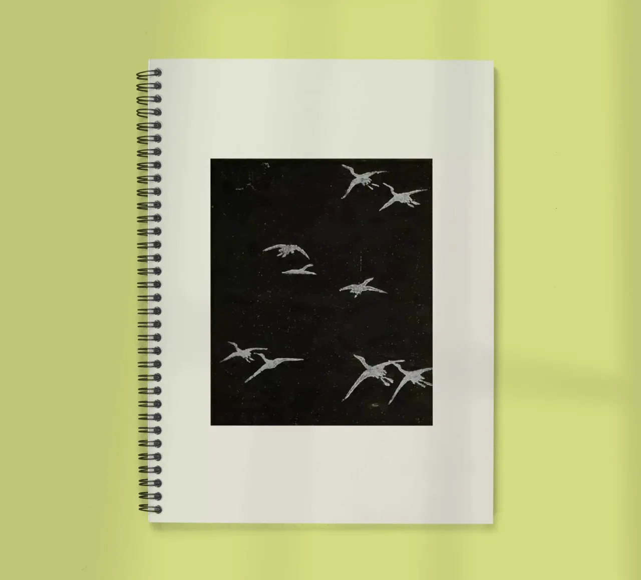 Shin-Bijutsukai - In Flight spiral notebook by Vintage by JUNIQE