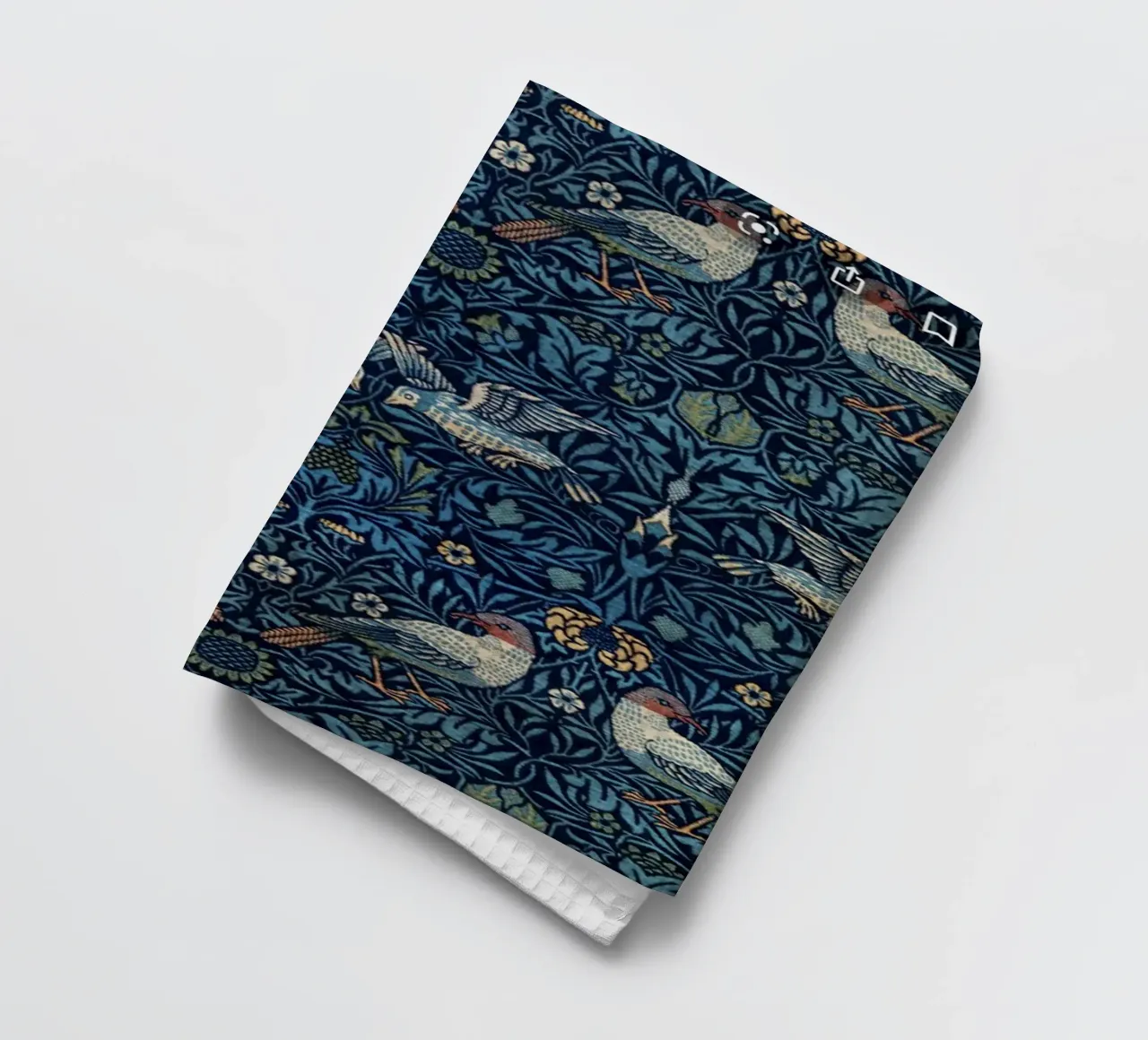 uccelli fiori ripetizionewilliam morris canovaccio da cucina da komo store