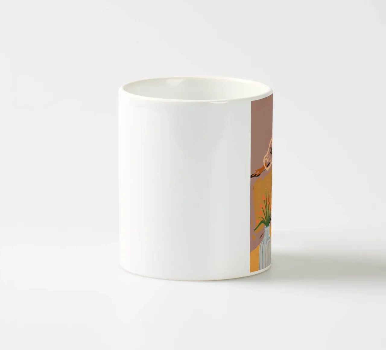 Slow Down Sunday Keramik Tasse von Arty Guava