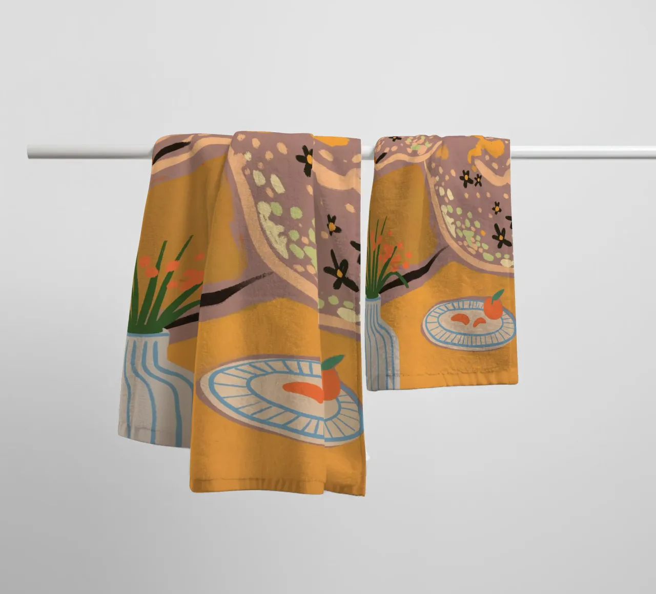 Slow Down Sunday asciugamano da bagno da Arty Guava