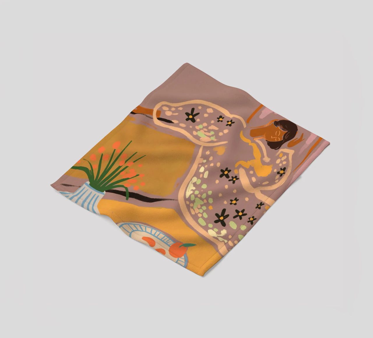 Slow Down Sunday coperta in pile da Arty Guava