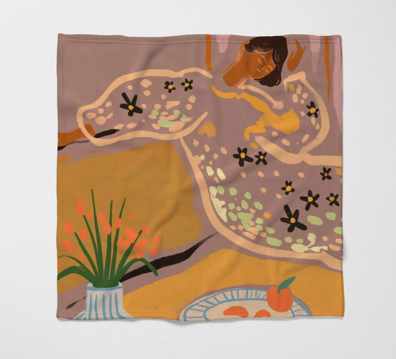 Slow Down Sunday coperta in pile da Arty Guava