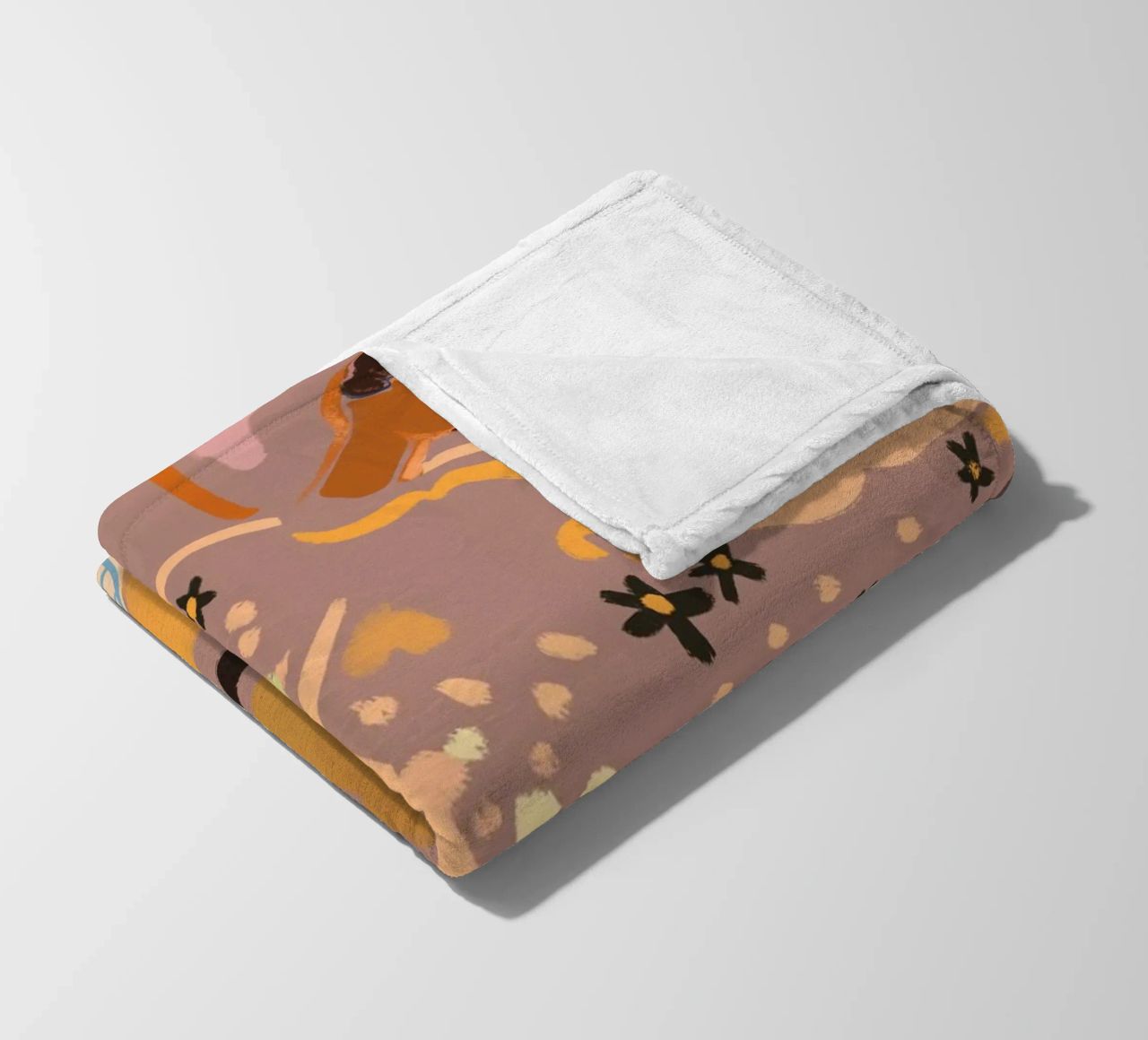 Slow Down Sunday coperta in pile da Arty Guava