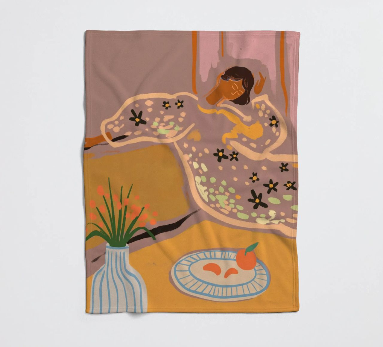 Slow Down Sunday coperta in pile da Arty Guava