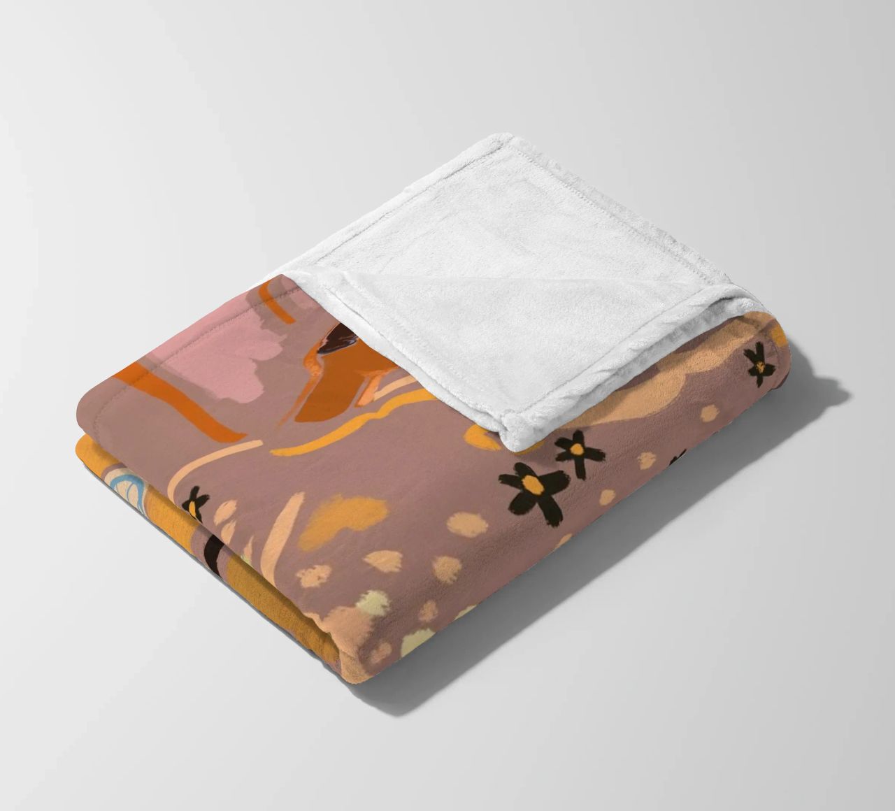 Slow Down Sunday coperta in pile da Arty Guava