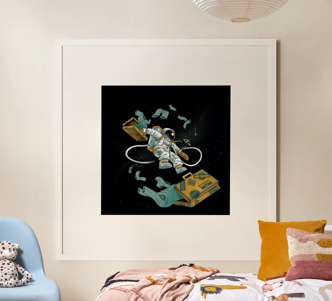 Traveler poster con telaio in plastica da Tobe Fonseca
