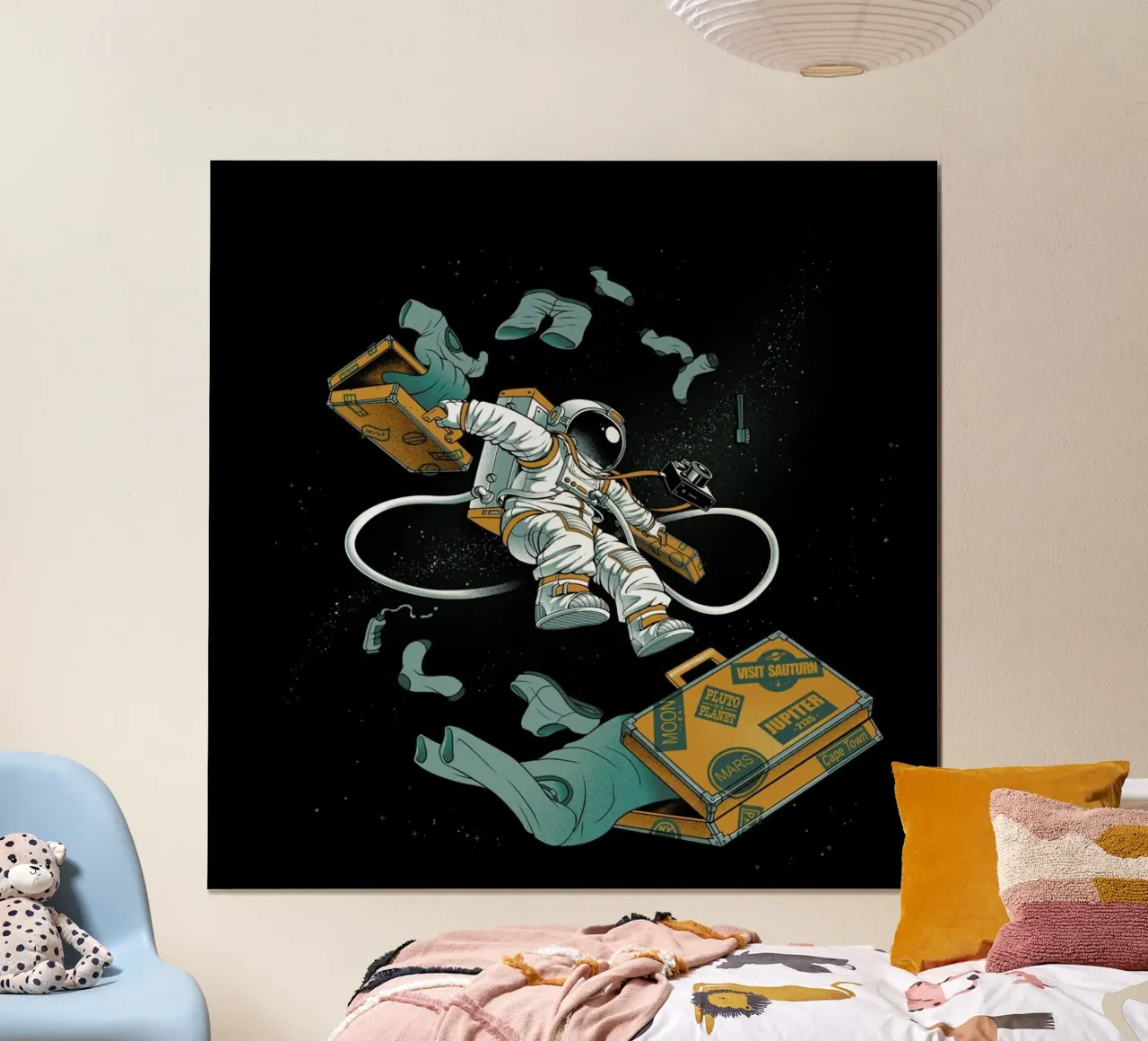Traveler poster con telaio in plastica da Tobe Fonseca