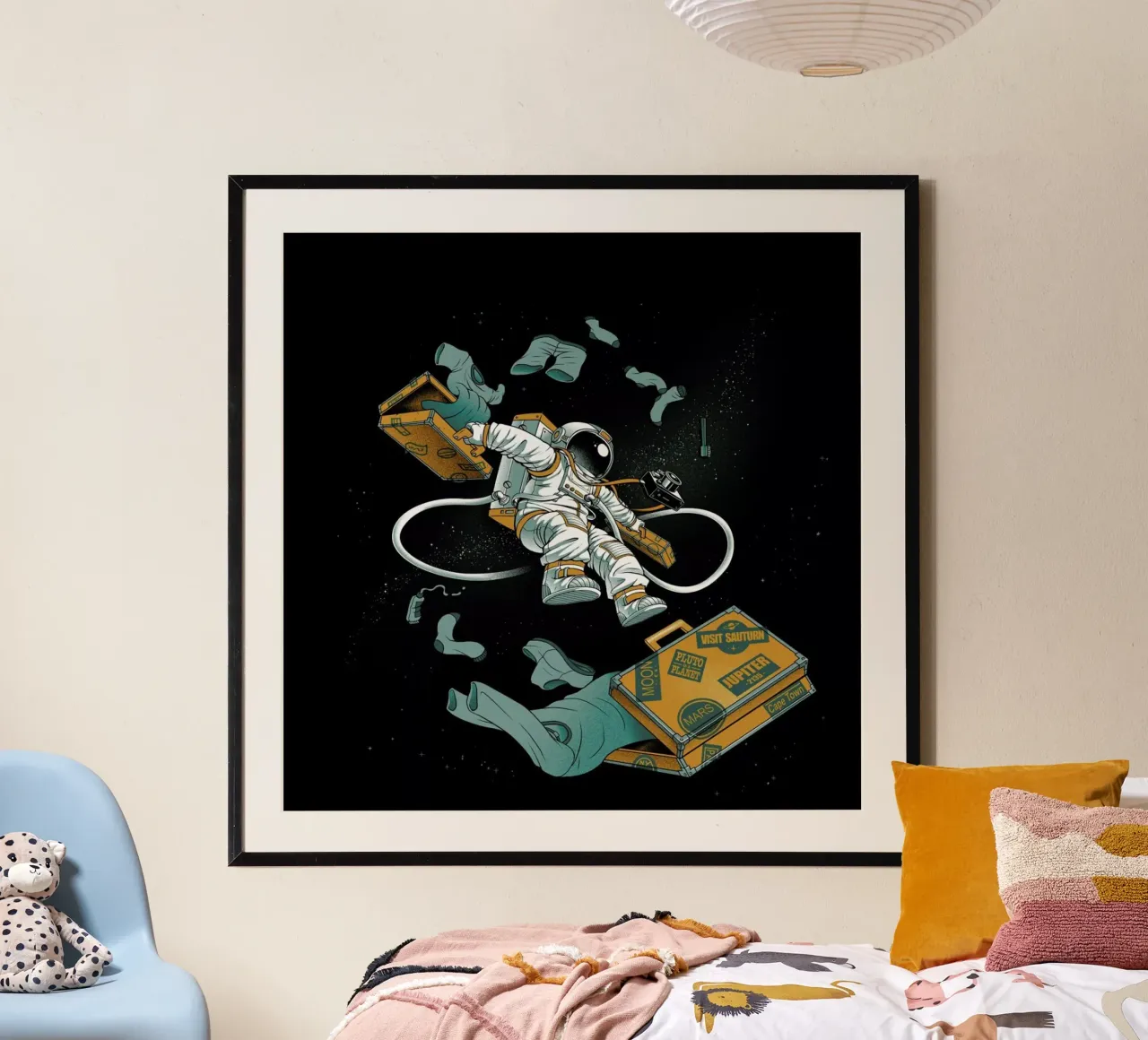 Traveler poster con telaio in plastica da Tobe Fonseca