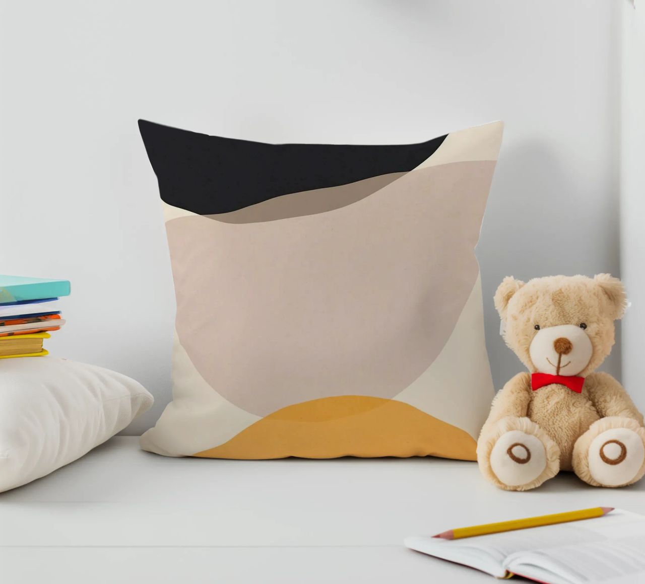 forme geometria composizione equilibrio forma astratta cuscino da Leslie Anne Kriz