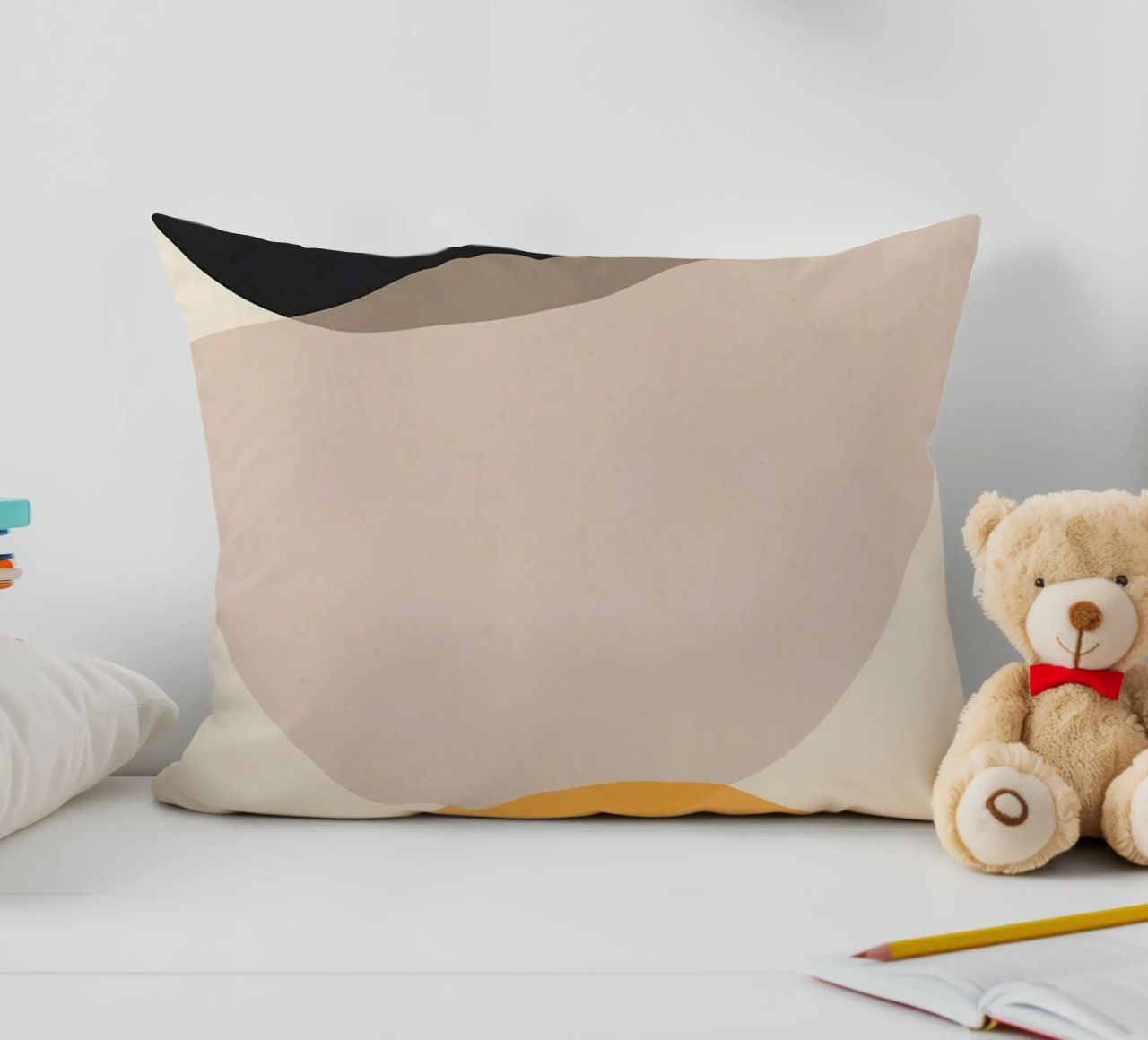 forme geometria composizione equilibrio forma astratta cuscino da Leslie Anne Kriz