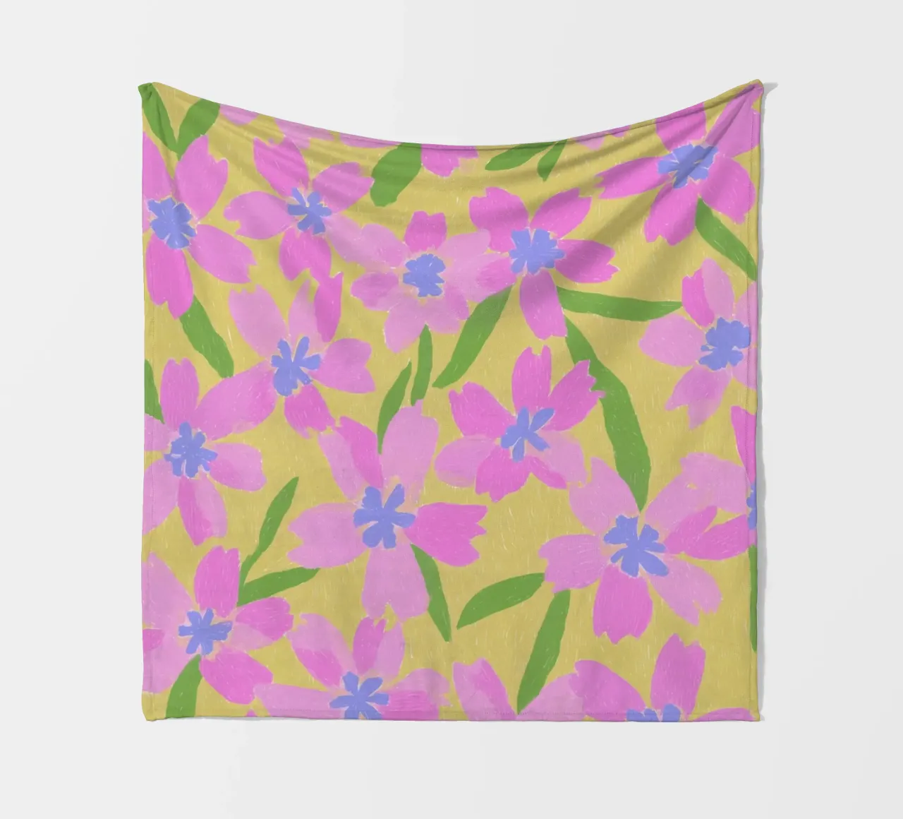 Fiori Pinki Pop coperta in pile da Carinaprint