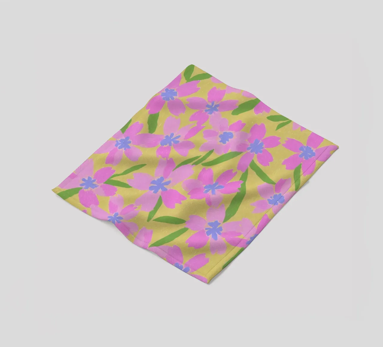 Fiori Pinki Pop coperta in pile da Carinaprint