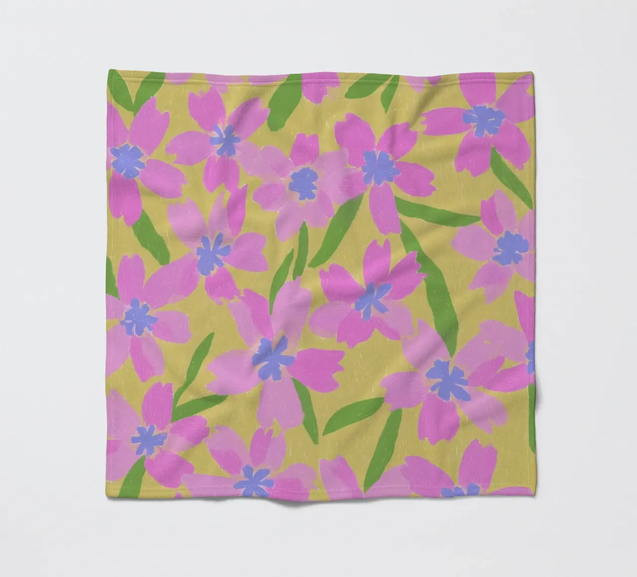Fiori Pinki Pop coperta in pile da Carinaprint