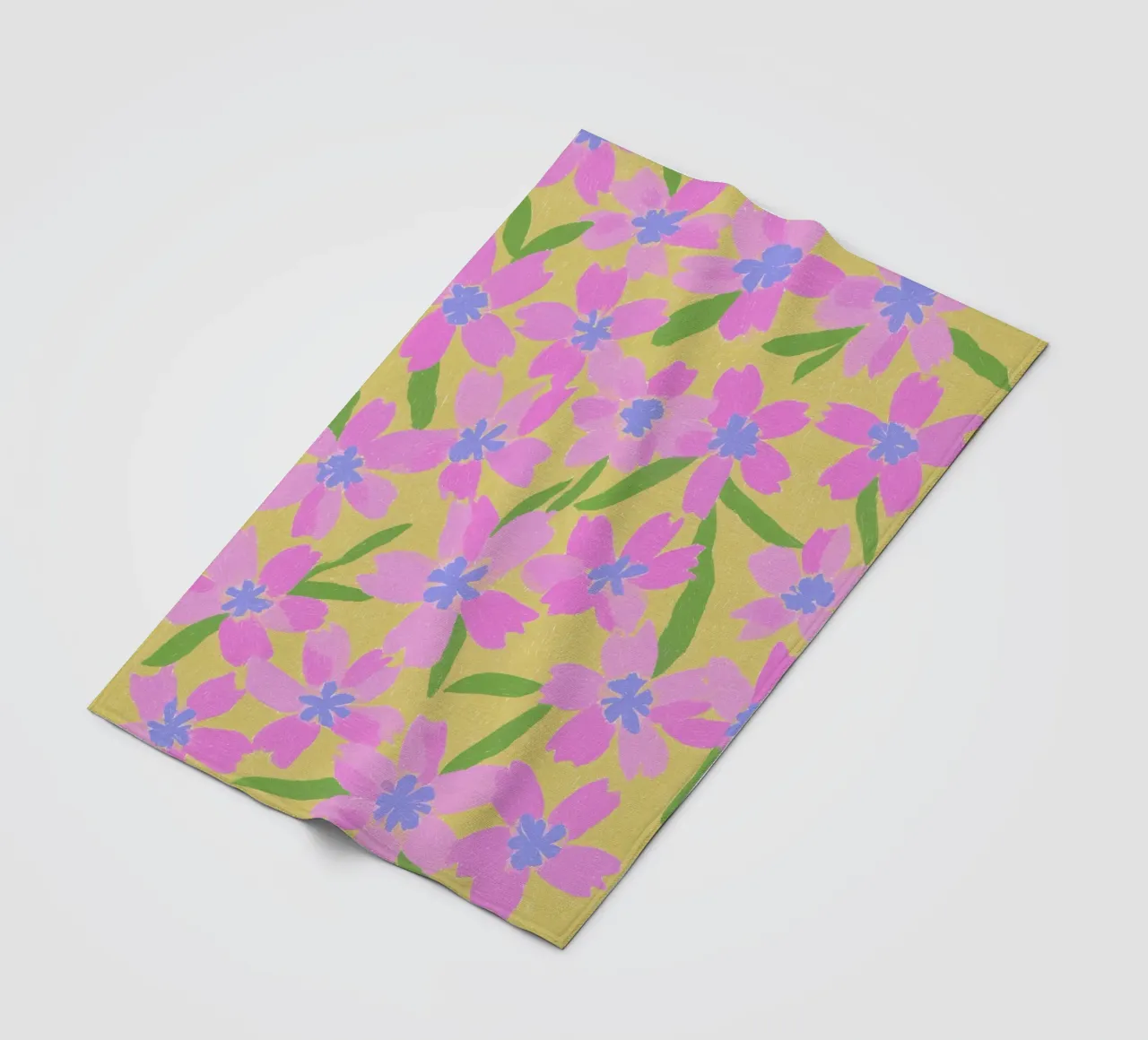 Fiori Pinki Pop coperta in pile da Carinaprint