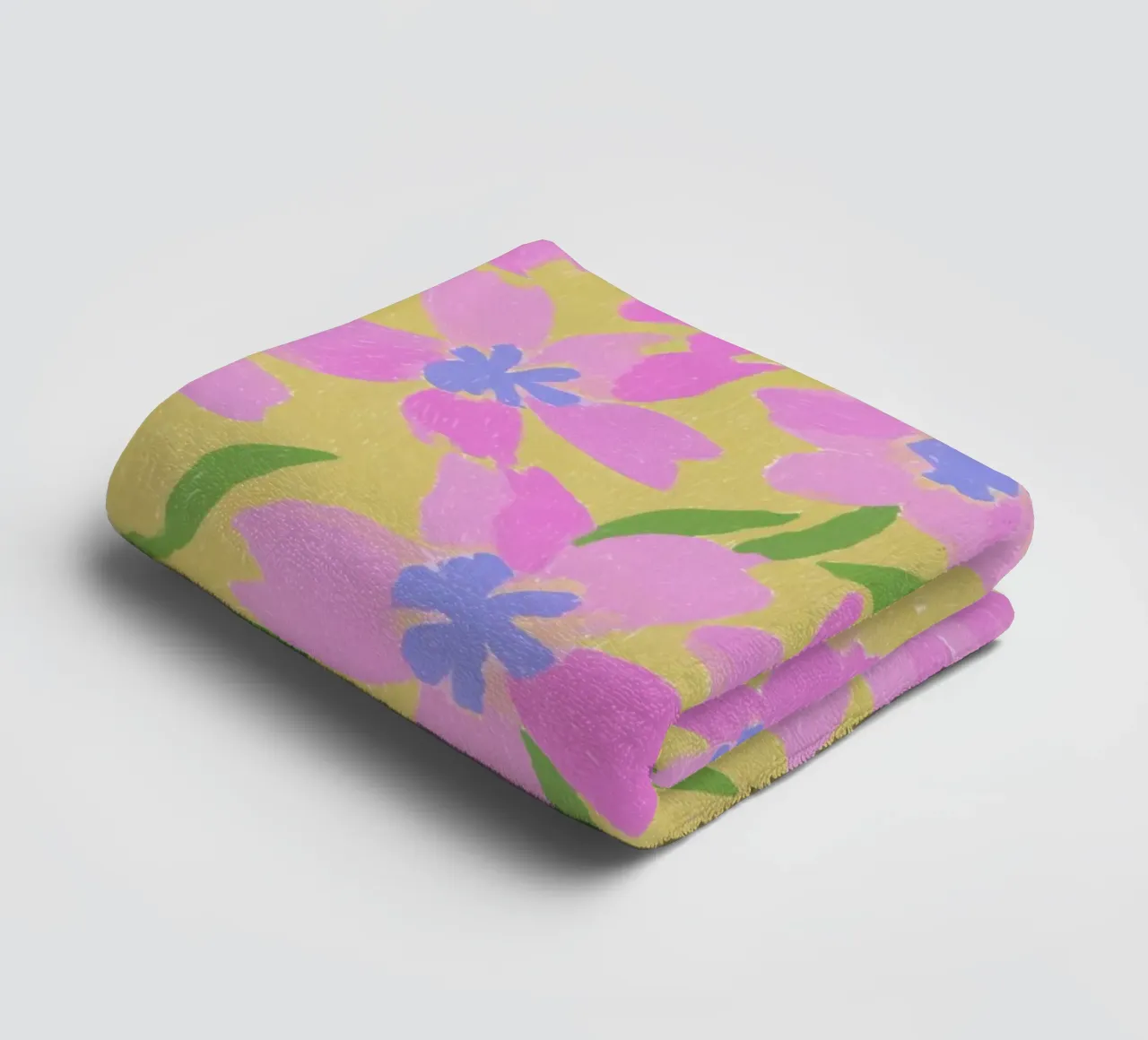 Fiori Pinki Pop asciugamano da bagno da Carinaprint