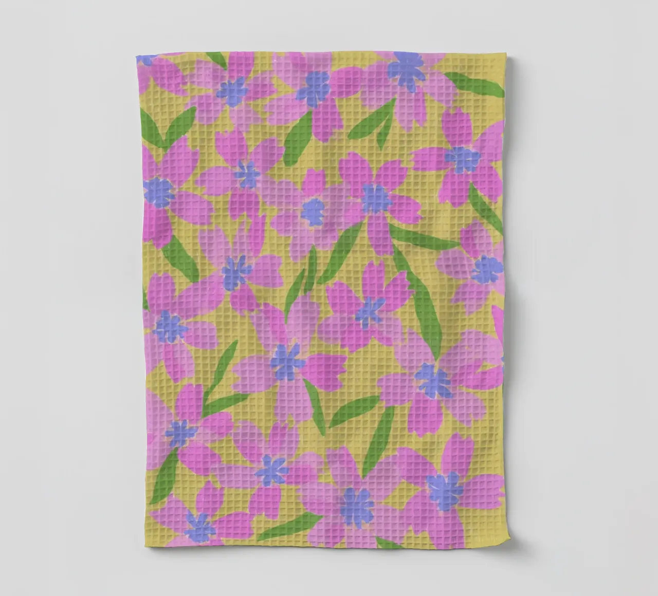 Fiori Pinki Pop canovaccio da cucina da Carinaprint