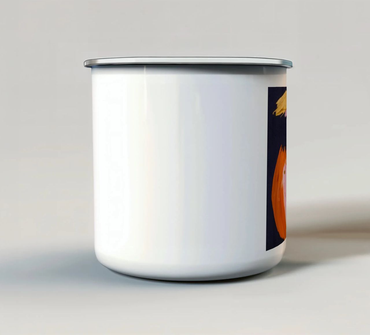 Vortice cosmico dorato tazza in smalto da Sublime Layers