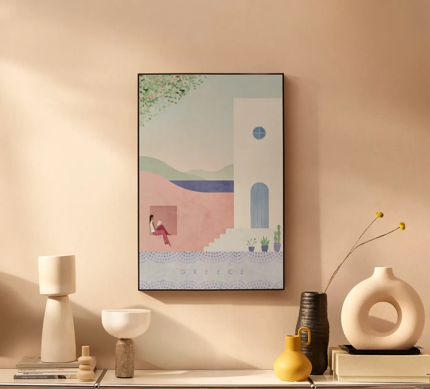 Greece Acryl-Glas von Henry Rivers