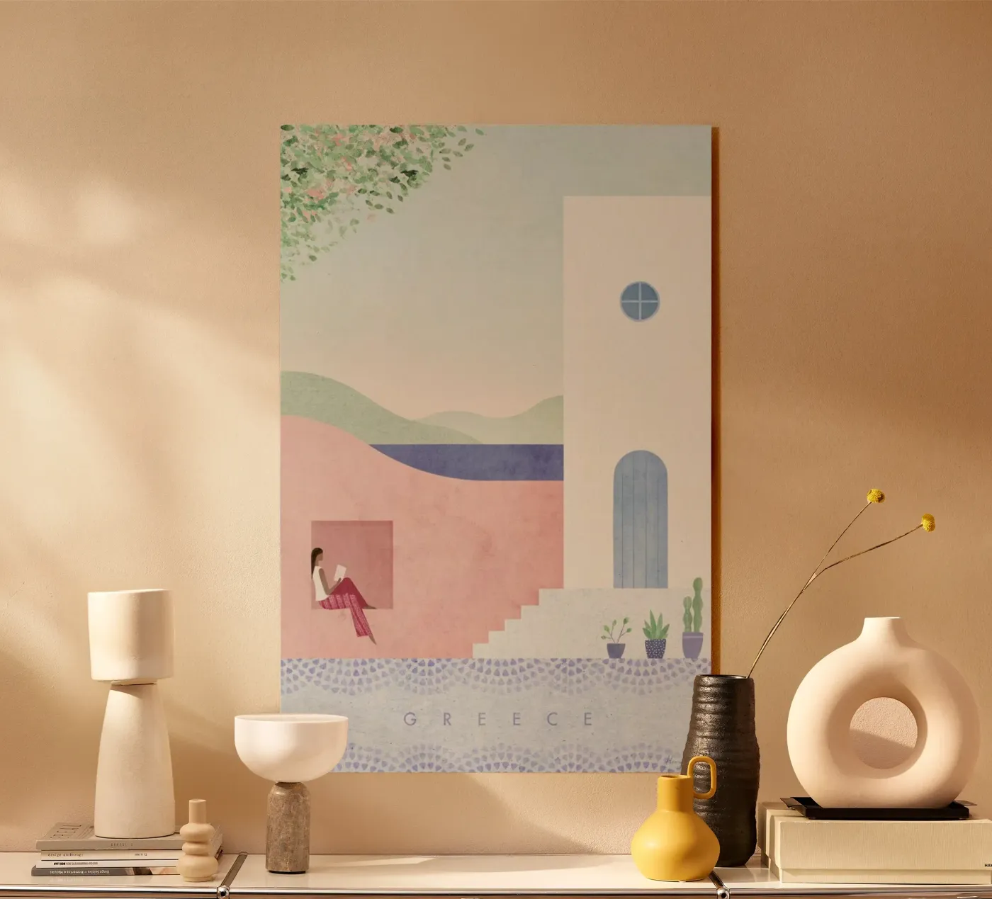 Greece Acryl-Glas von Henry Rivers