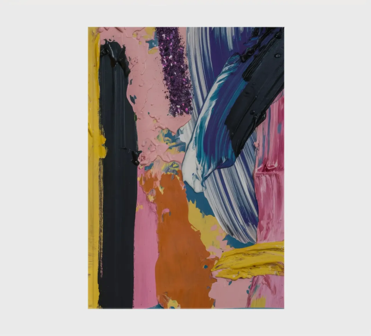 Electric Hue Pillars notebook by Sublime Layers