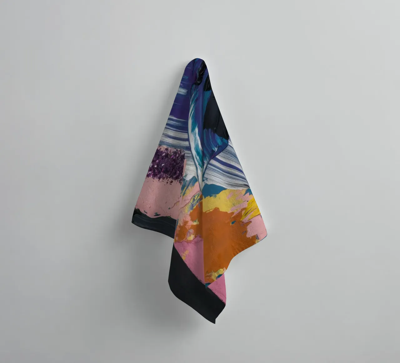 Electric Hue Pillars towel by Sublime Layers