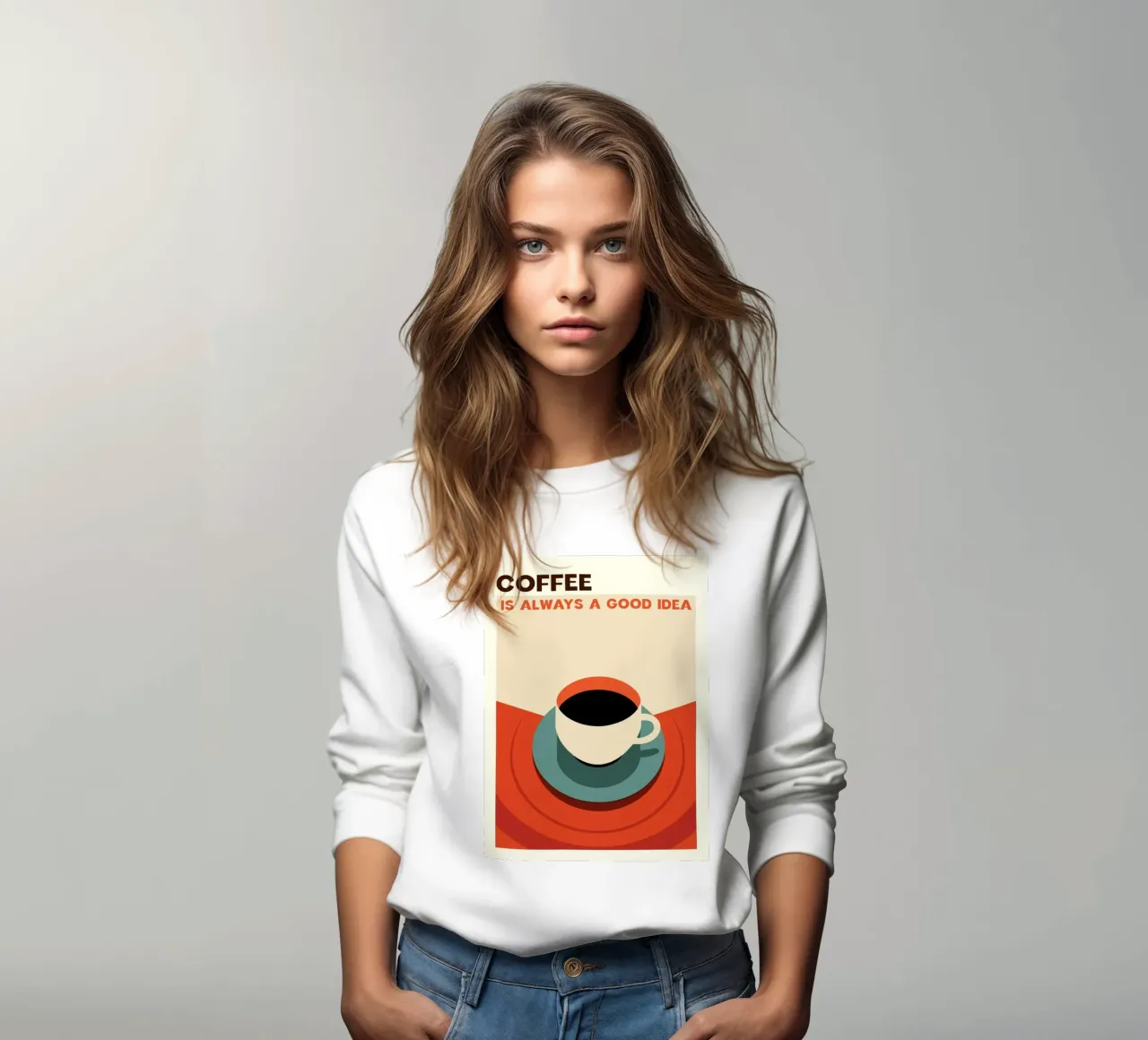 Il caffè è il migliore felpa da Maria studio