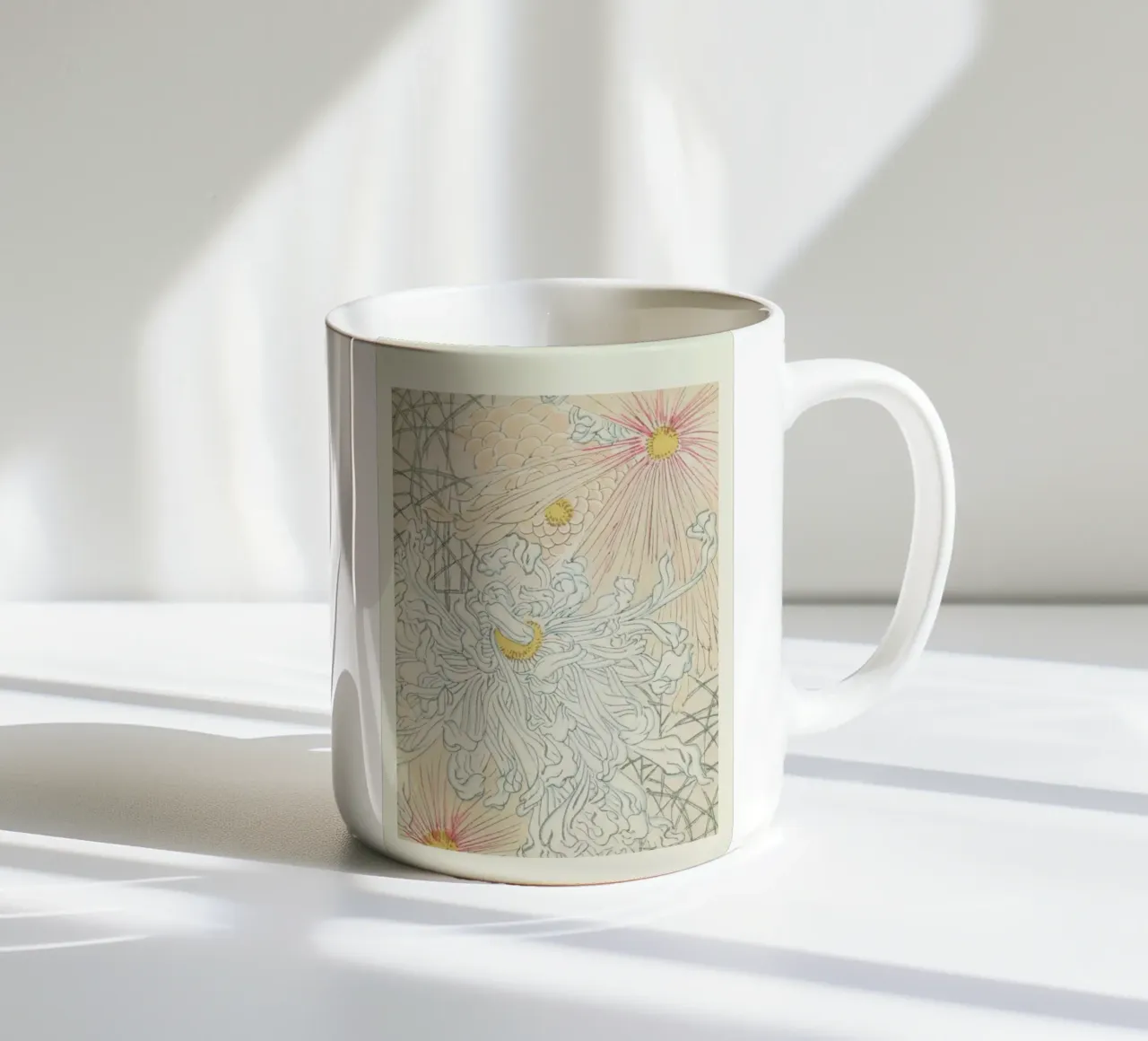 Shin-Bijutsukai - Rays tazza in ceramica da Vintage by JUNIQE