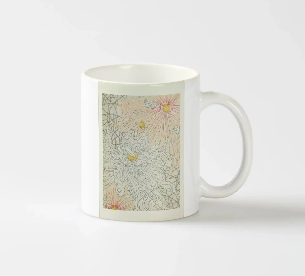 Shin-Bijutsukai - Rays tazza in ceramica da Vintage by JUNIQE