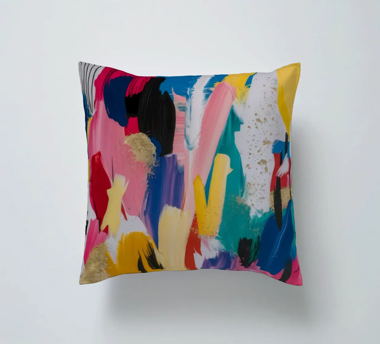 Medley di tinte effervescenti cuscino da Sublime Layers