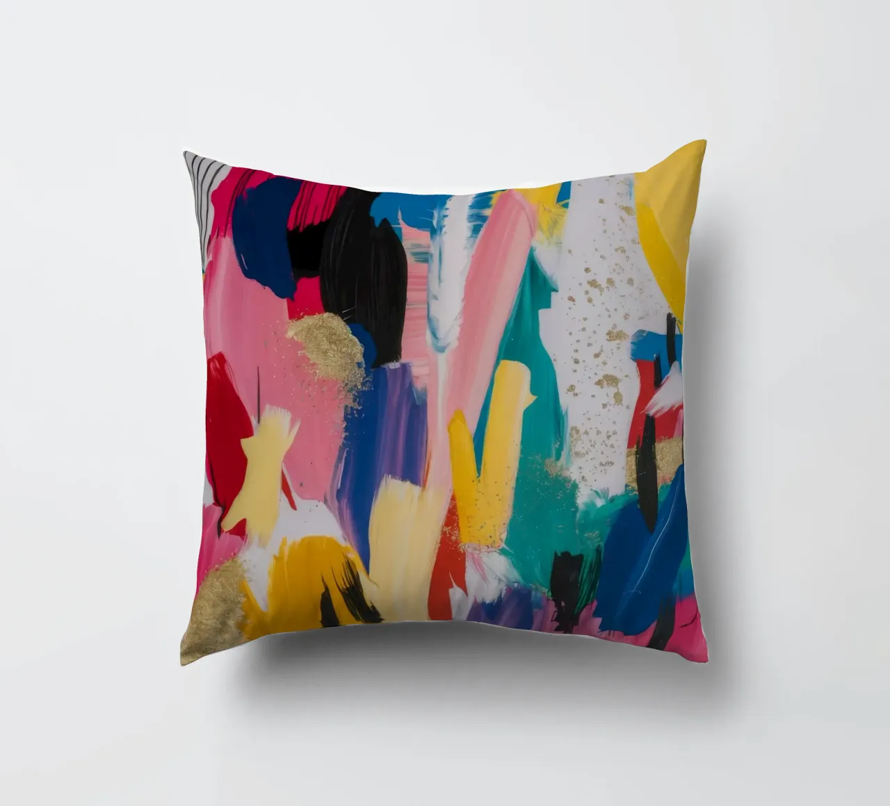 Medley di tinte effervescenti cuscino da Sublime Layers