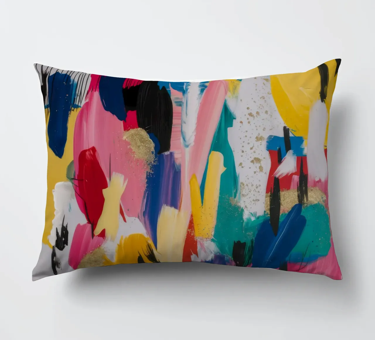 Medley di tinte effervescenti cuscino da Sublime Layers