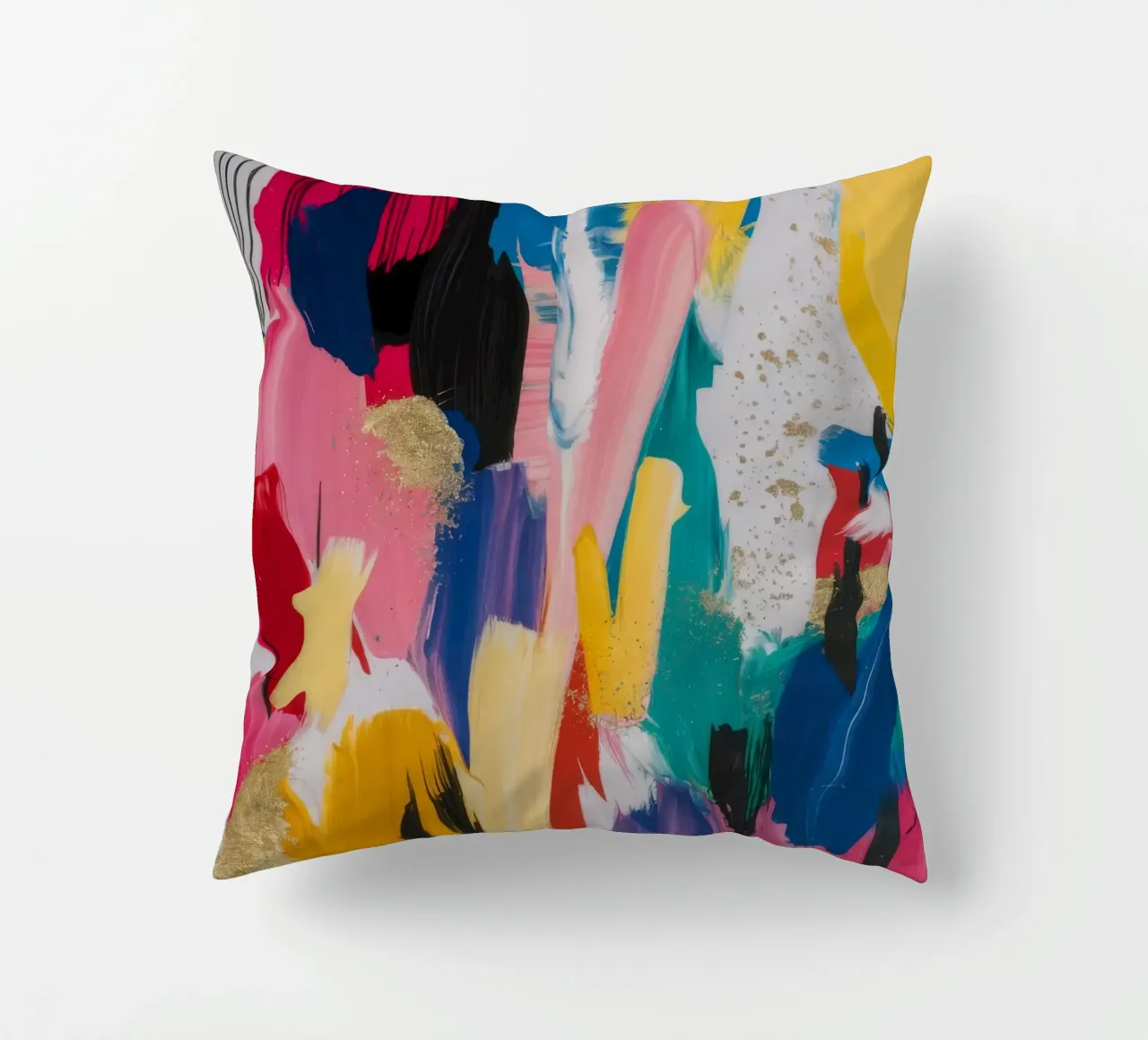 Medley di tinte effervescenti cuscino da Sublime Layers