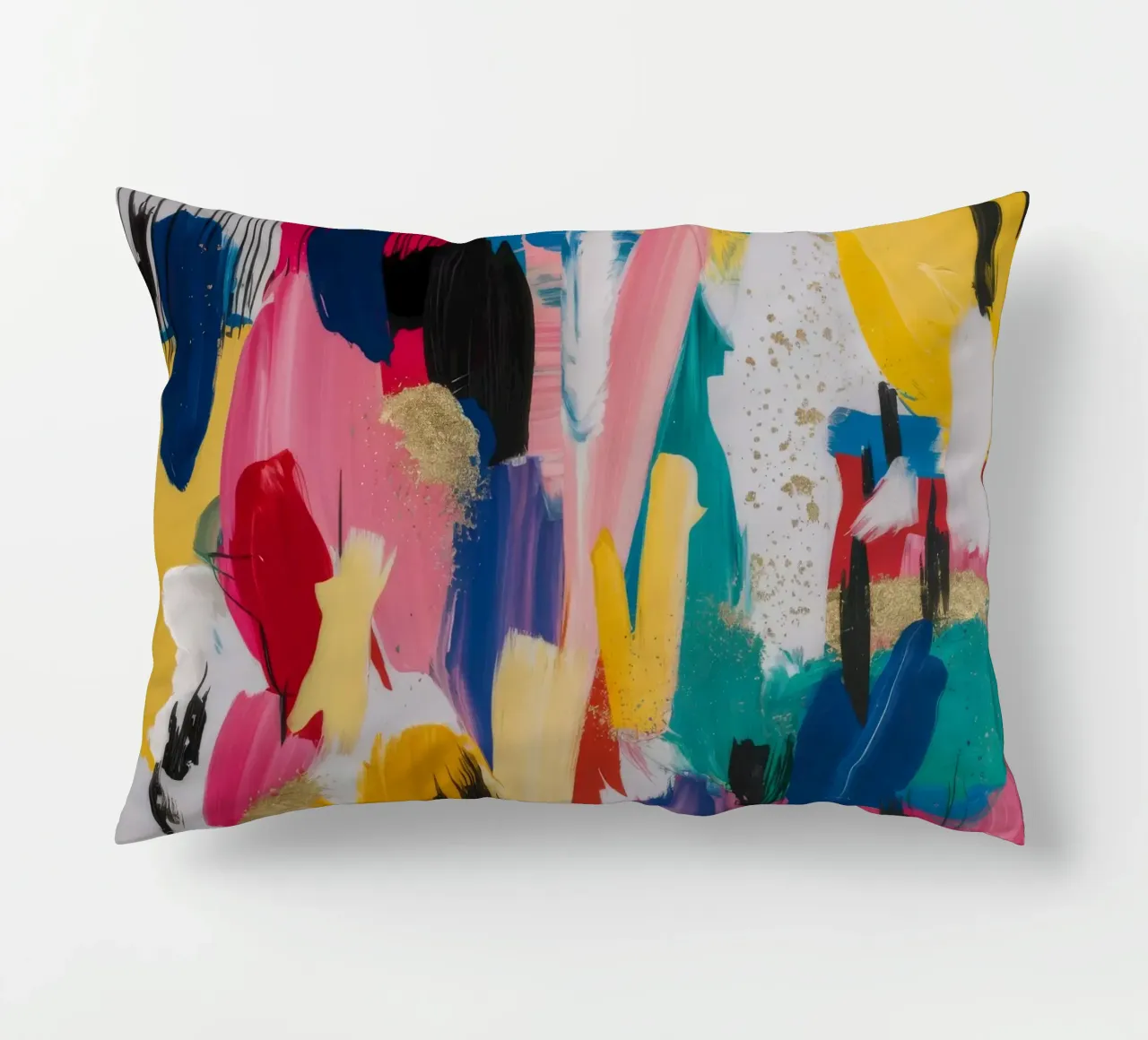 Medley di tinte effervescenti cuscino da Sublime Layers