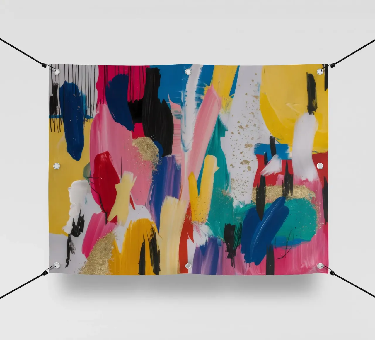 Medley di tinte effervescenti telo in pvc da Sublime Layers