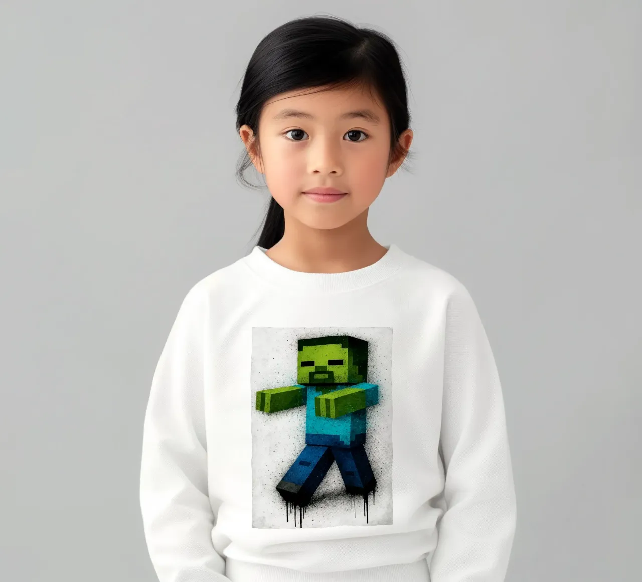 Steve Zombie felpa bambino da FreeArtStudio