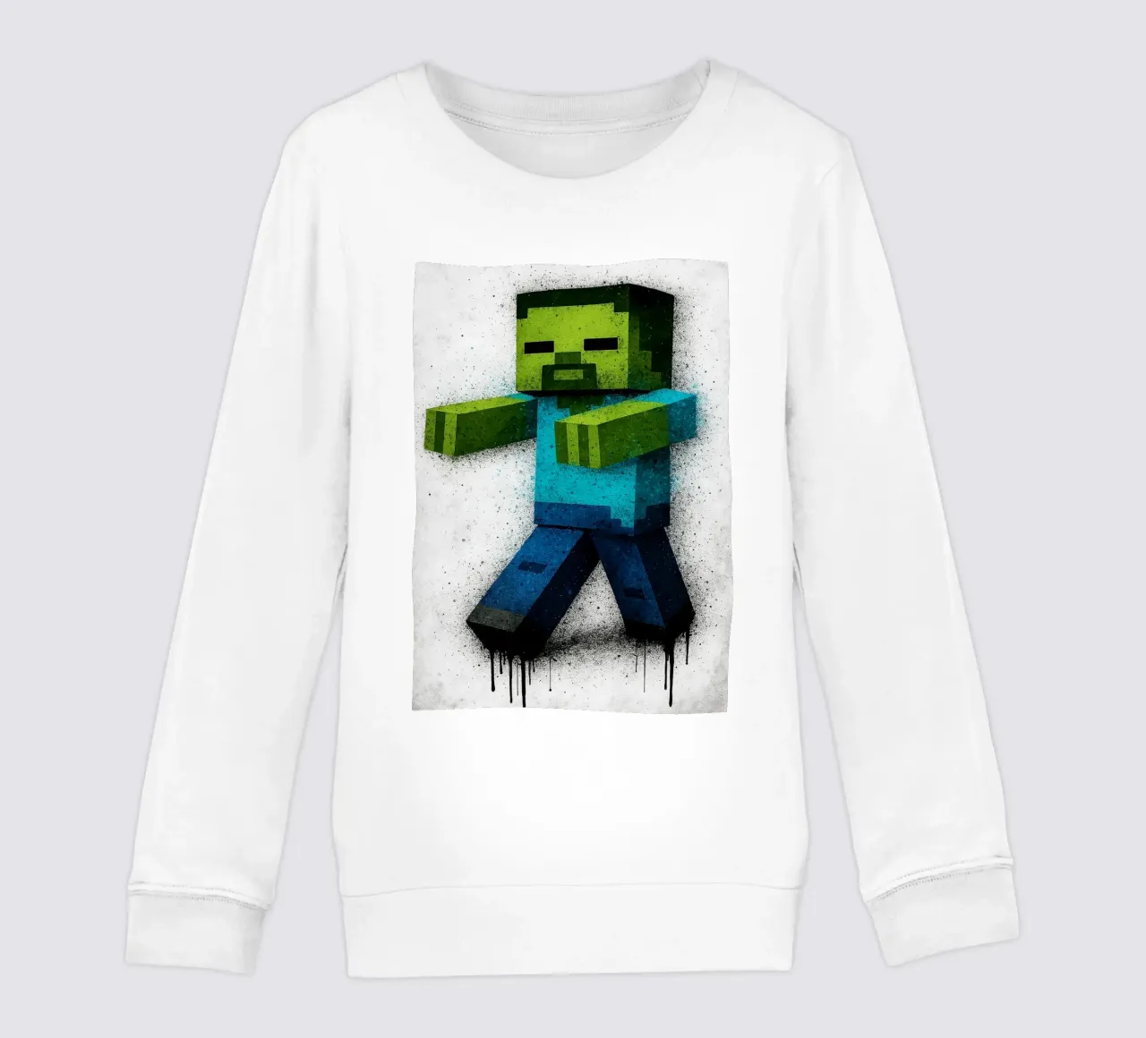 Steve Zombie felpa bambino da FreeArtStudio