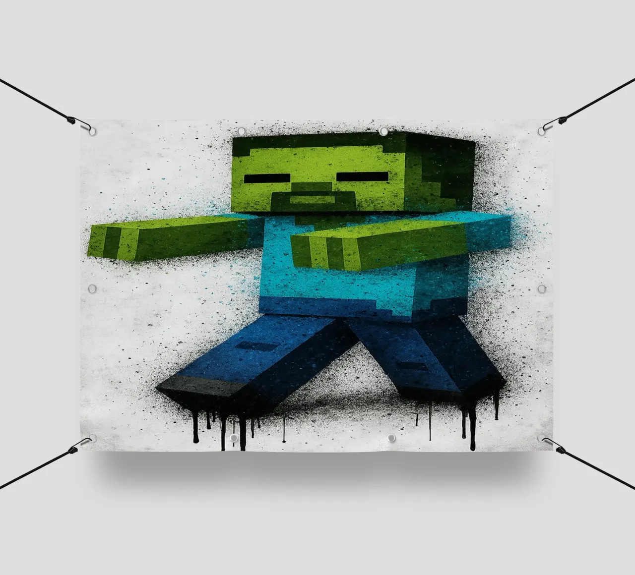 Steve Zombie telo in pvc da FreeArtStudio