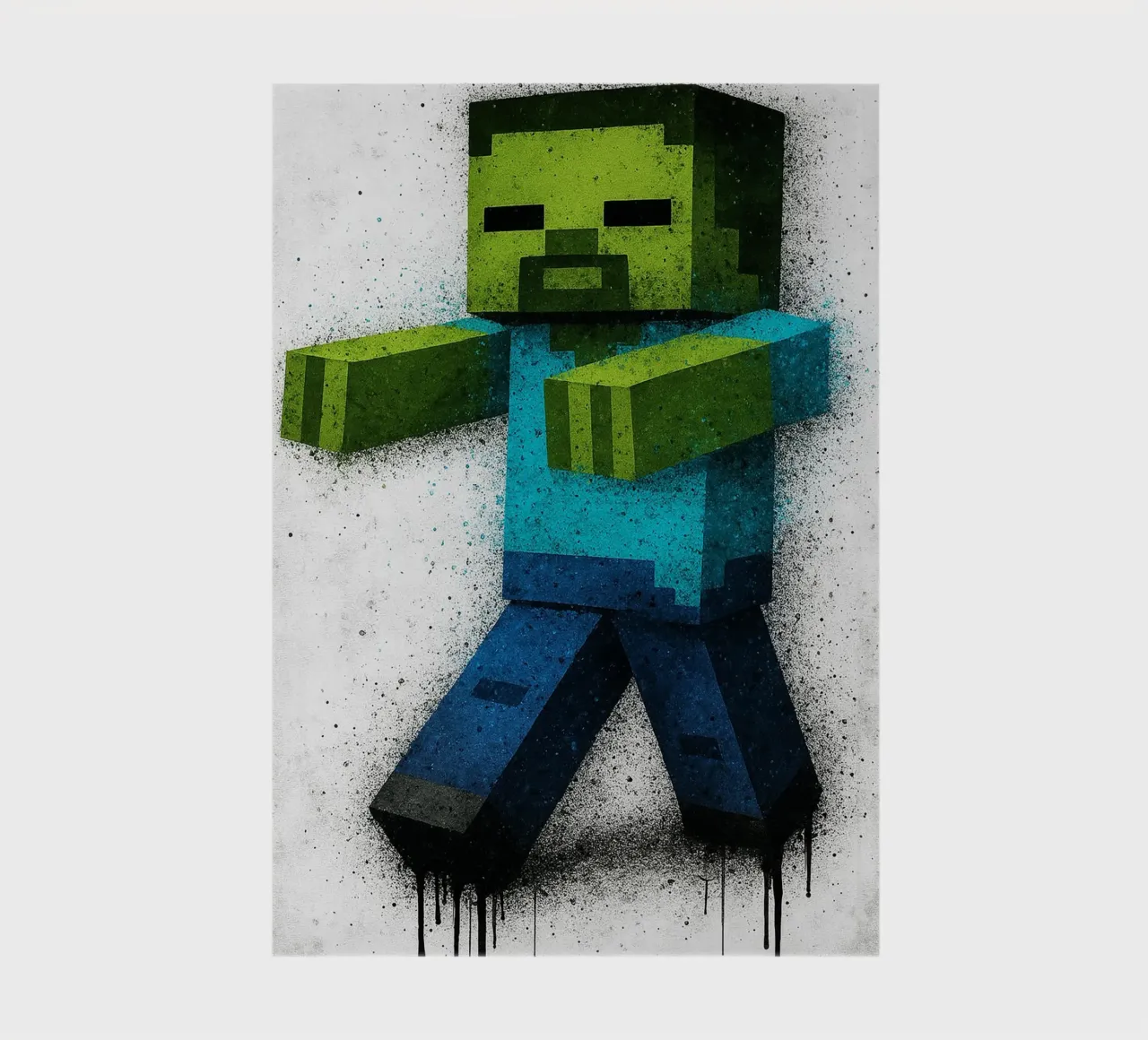 Steve Zombie notebook by FreeArtStudio