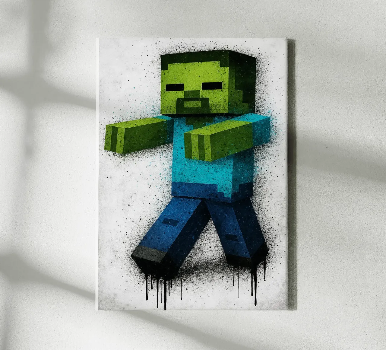 Steve Zombie tela da FreeArtStudio