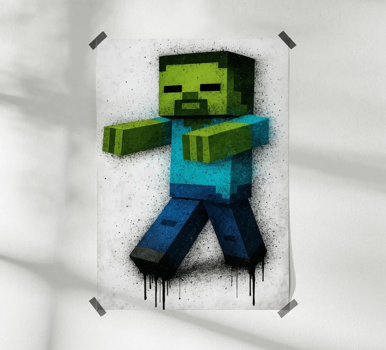 Steve Zombie carta hahnemühle da FreeArtStudio