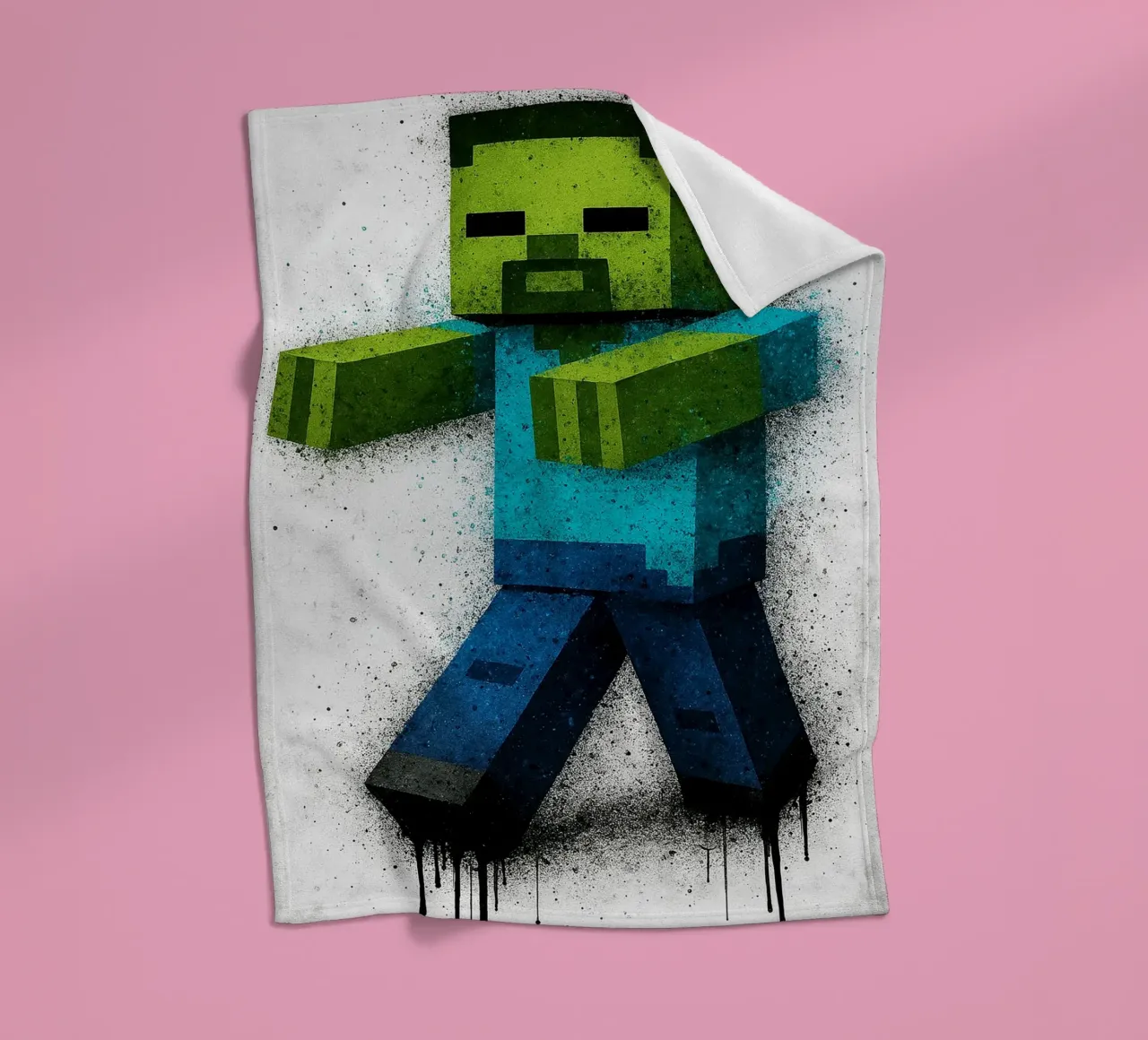 Steve Zombie coperta in pile da FreeArtStudio