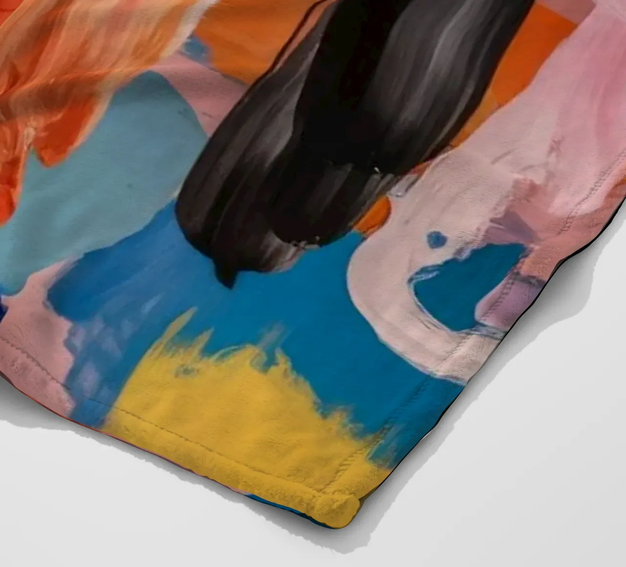 Fiery Azure Gestures Fleecedecke von Sublime Layers