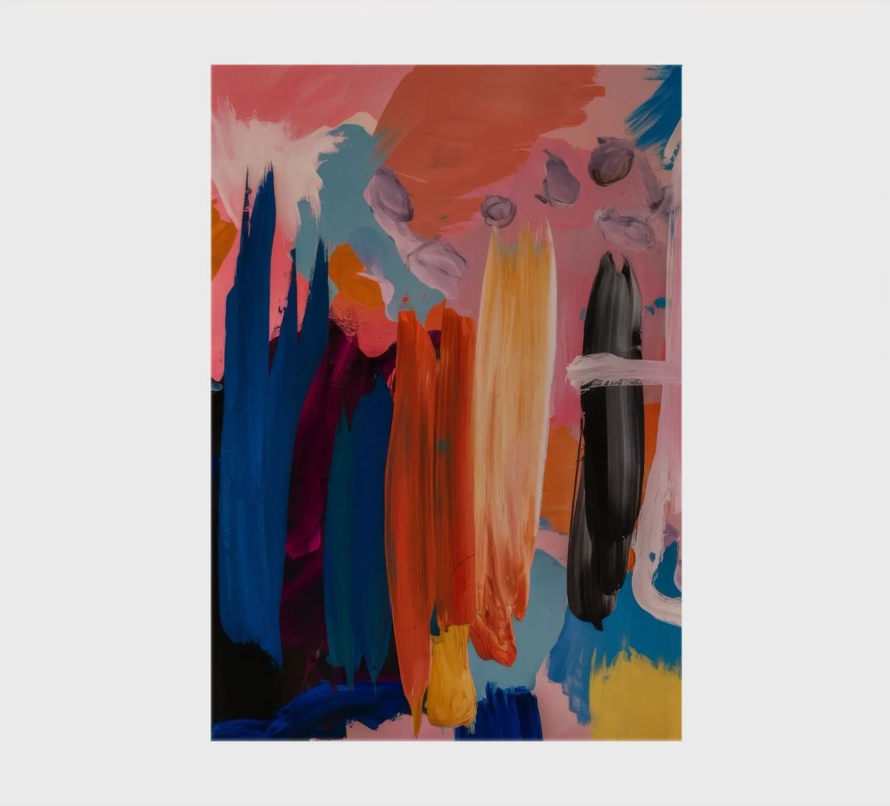 Fiery Azure Gestures notebook by Sublime Layers