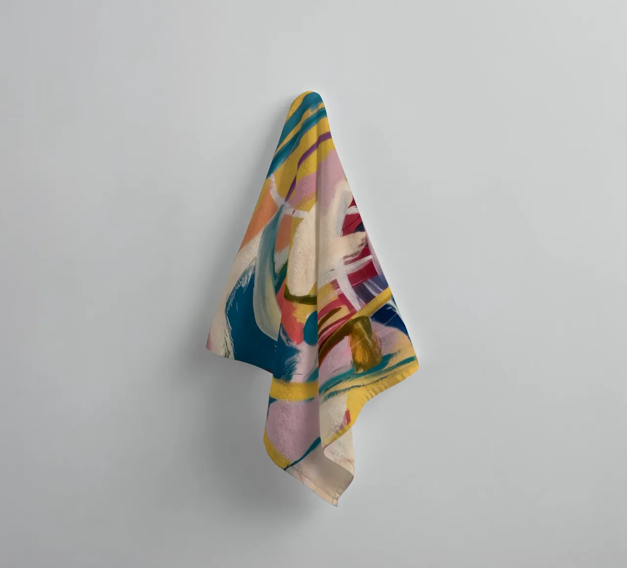Whimsical Circle Dance towel by Sublime Layers
