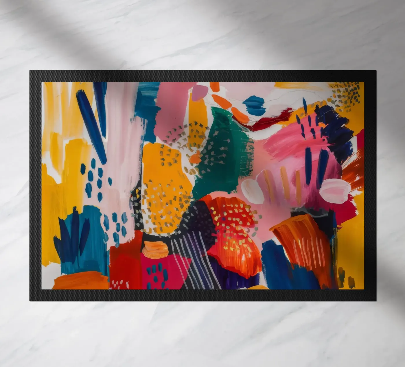 Inferno Current Clash doormat by Sublime Layers